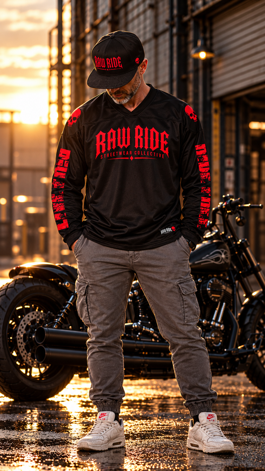 Maillot Biker Raw Ride BLOOD CREW