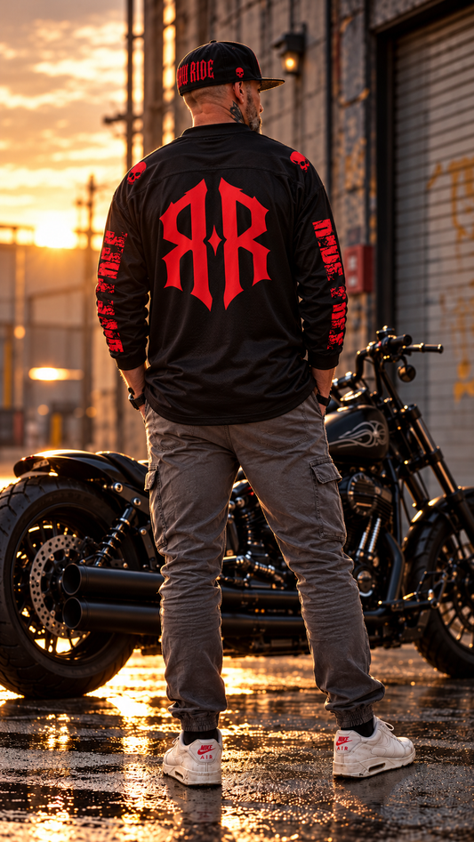 Maillot Biker Raw Ride BLOOD CREW