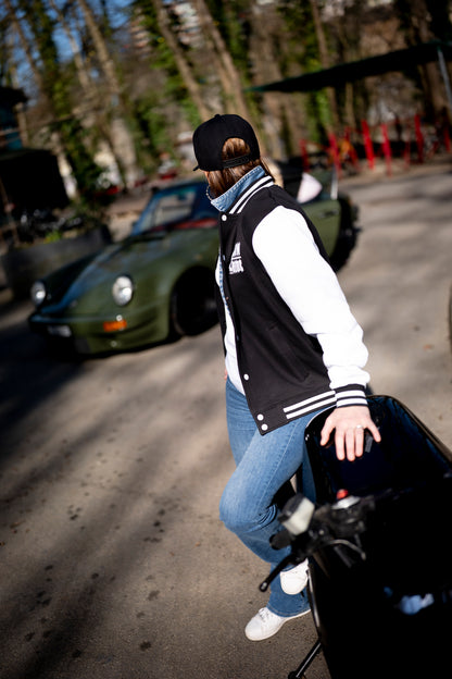 VESTE COLLEGIENNE RAW RIDE SKULL