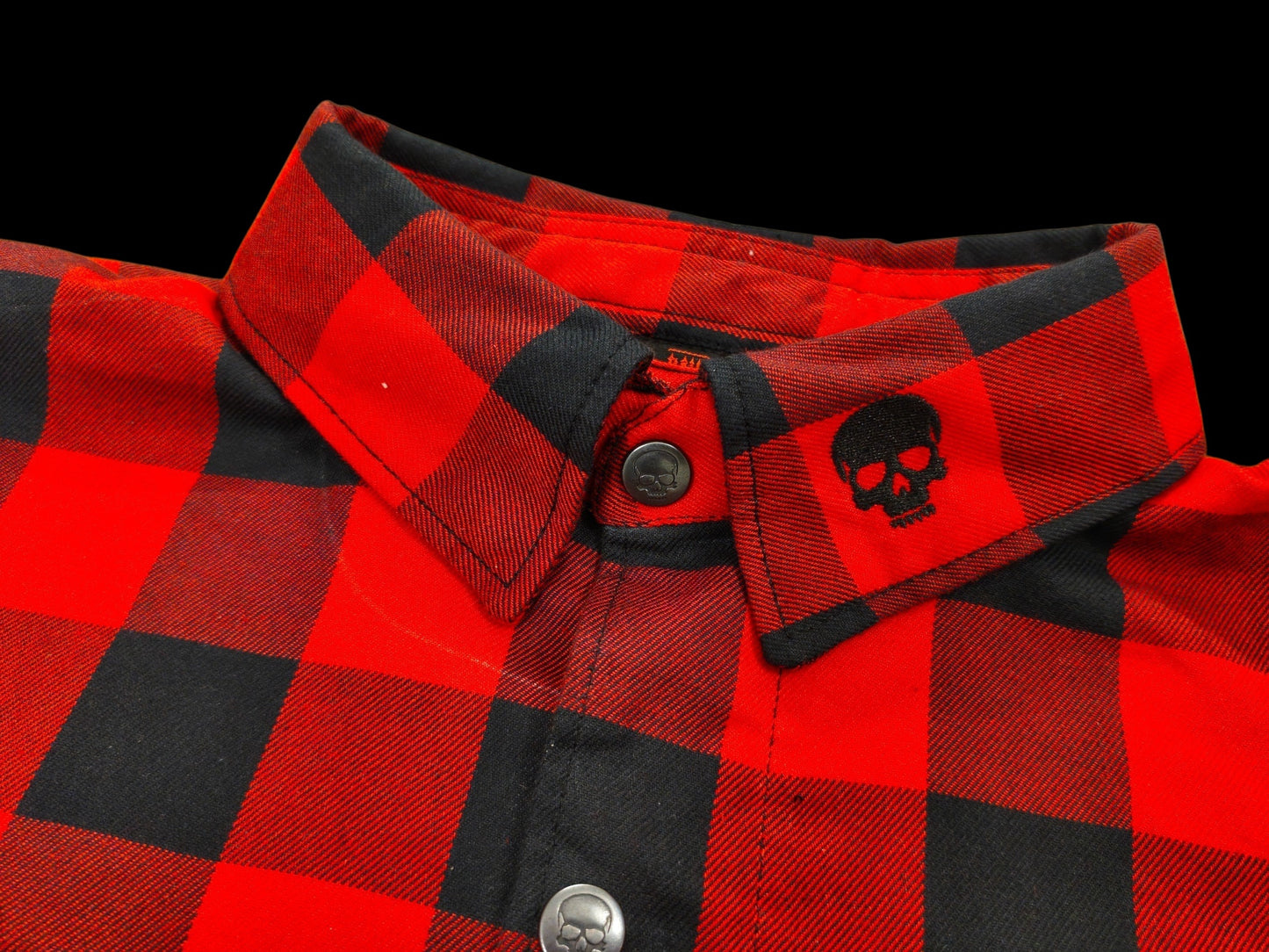 Chemise Casual Flannel Red & Black