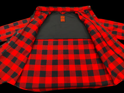 Chemise Casual Flannel Red & Black