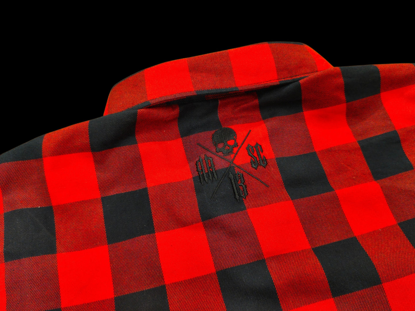 Chemise Casual Flannel Red & Black